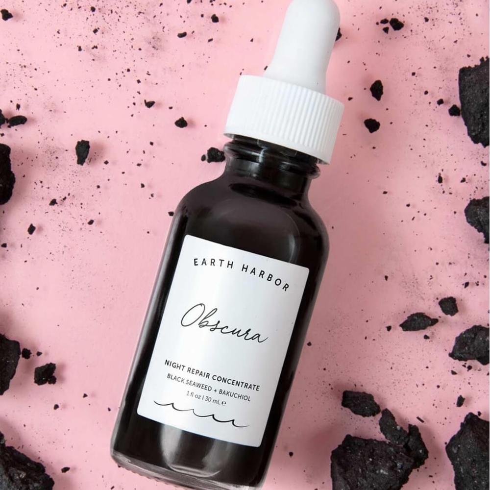 Earth Harbor Obscura Night Repair Concentrate Face Serum With Backuchol - NEW